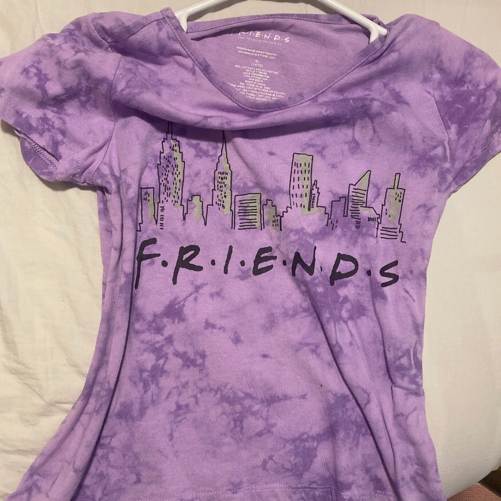 Purple Tiedie F.R.I.E.N.D.S. Shirt Kidd